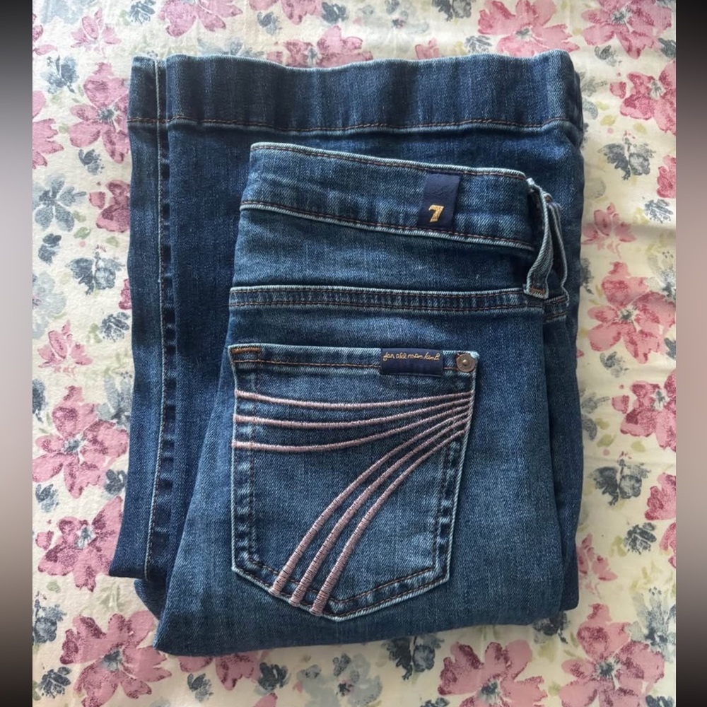 7 For All Mankind Pink Pocket Dojos